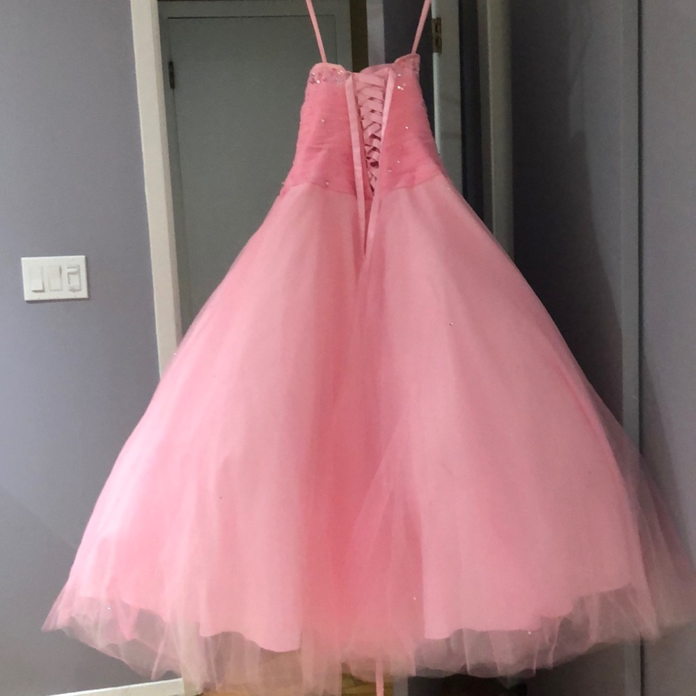 Pink Taffeta Gown - Teenager Special Event!